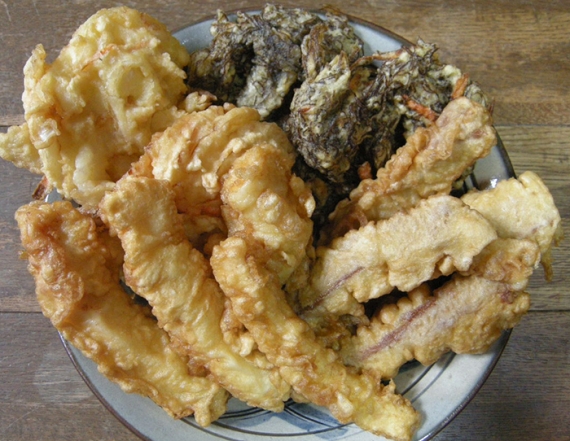 Nakamoto's fresh fish tempura shop