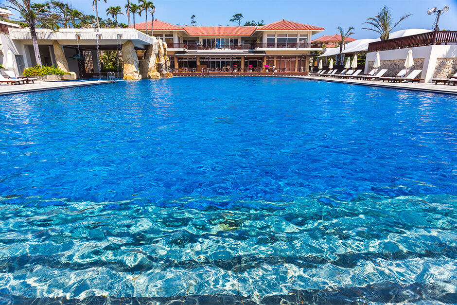 Swimming pool at Kanucha Resort