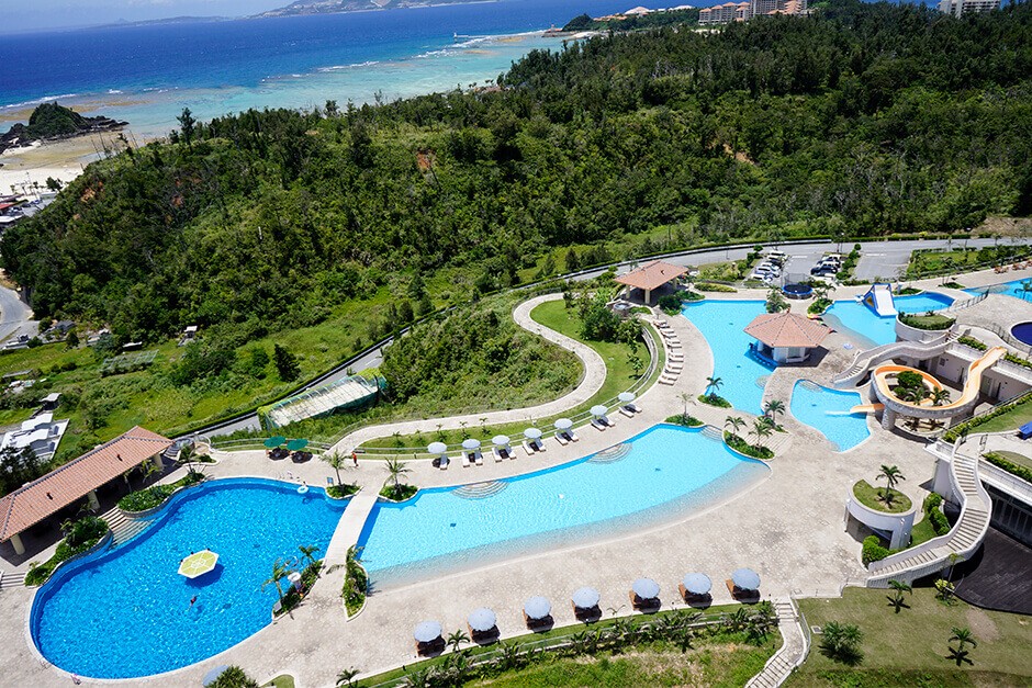 Pool at Oriental Hotel Okinawa Resort & Spa