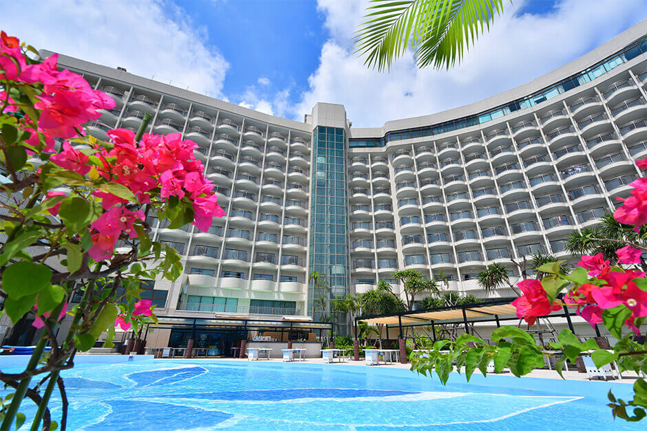 The pool at Loisil Hotel Naha