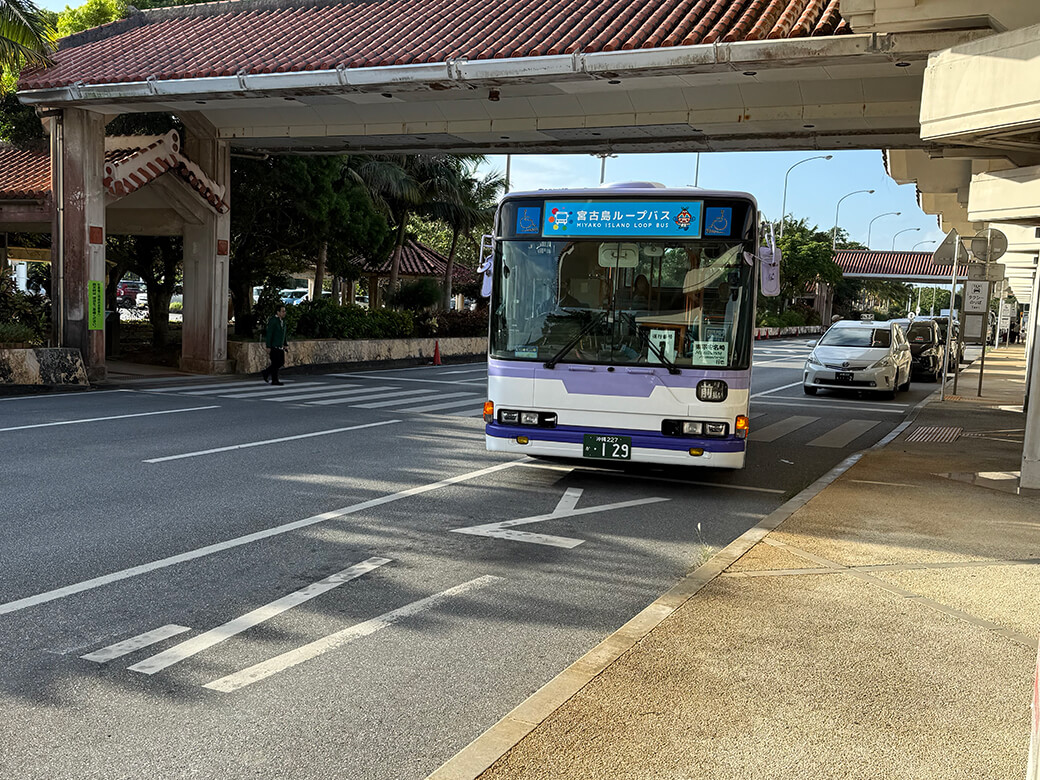 A bus trip around the Miyako Island Loop Bus! Recommended model course