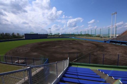 Because it is a Union Stadium Ginowan (Ginowan Municipal Baseball Stadium)